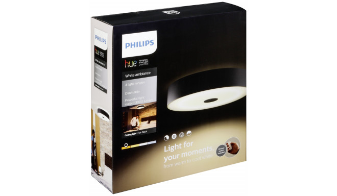 Philips Hue Fair LED Ceiling Light black