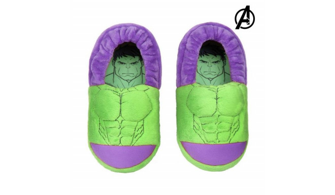 3D House Slippers Hulk The Avengers 73372 Green (33-34)