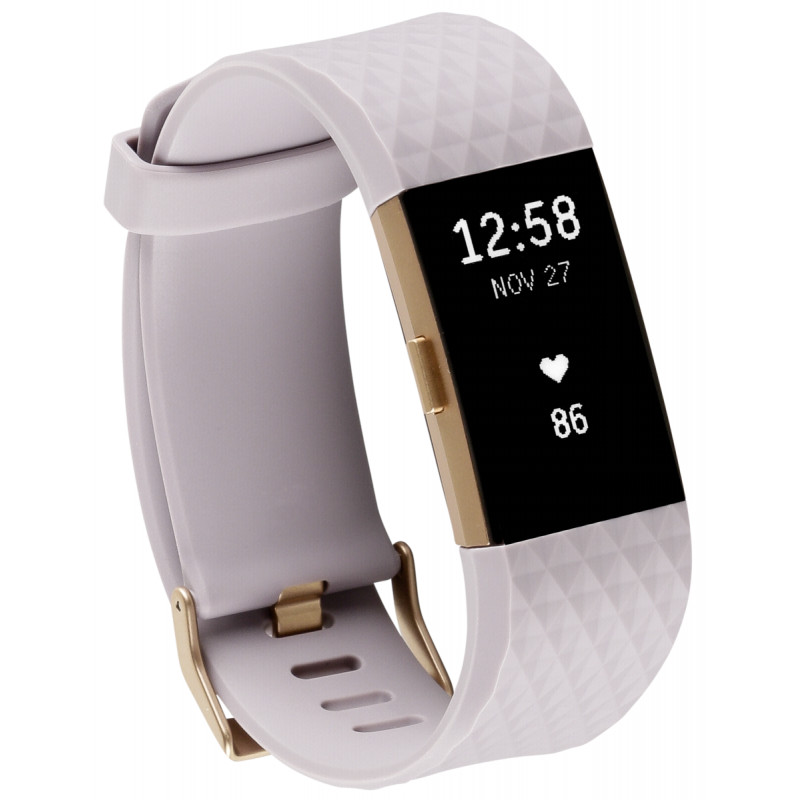 fitbit charge 2 lavender rose gold