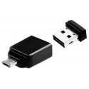 Verbatim flash drive 16GB Store'n Stay USB 2.0 + OTG adapter microUSB 10pcs
