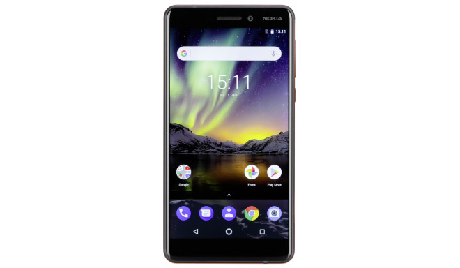 Nokia 6 2018 black copper