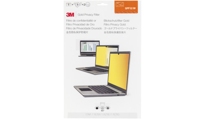 3M privacy filter 12,1" 16:10, gold (GPF121W)
