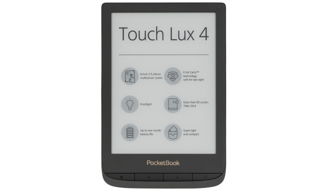 Pocketbook Touch Lux 4, obsidian black