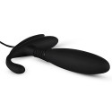7 Speeds Silicone Anal Vibrator in Black Color