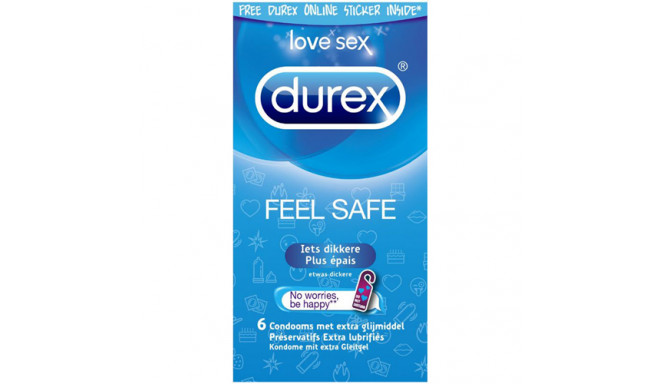 Durex kondoom Feel Safe 6tk