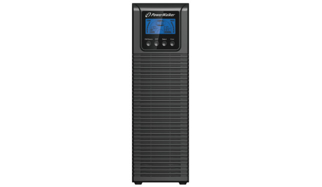 UPS POWERWALKER VFI 3000 TGS ON-LINE 3000VA TGS 3X IEC C13 OUTLETS USB-B RS-232 LCD TOWER NO BAT