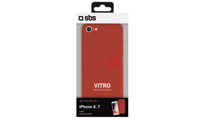 SBS case Vitro iPhone 7/8, red