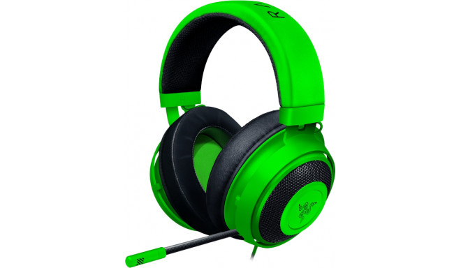 Razer headset Kraken 2019, green