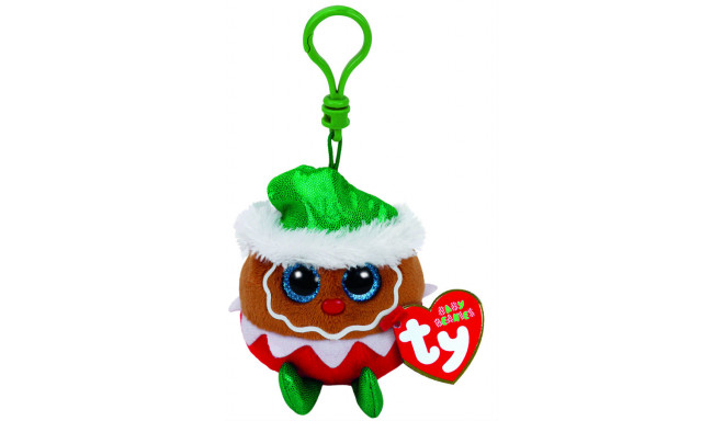 Beanie Boos gingerbread plush keychain 8,5 cm