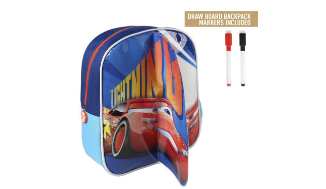 Cars backpack with drawing layer