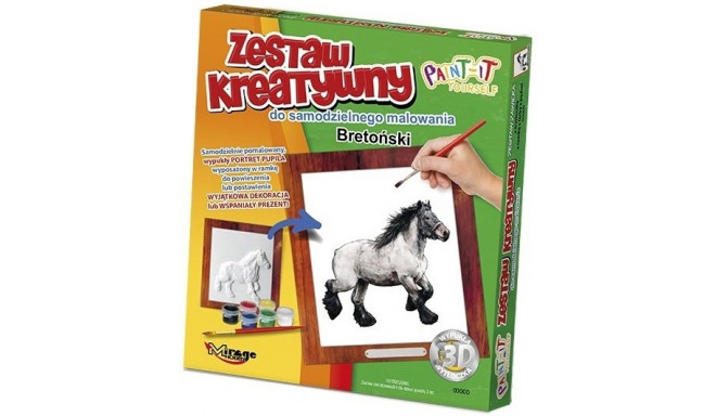 HORSES – 3D PAINTING – BRETON