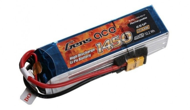 Gens Ace battery 1450mAh 22.2V 45C