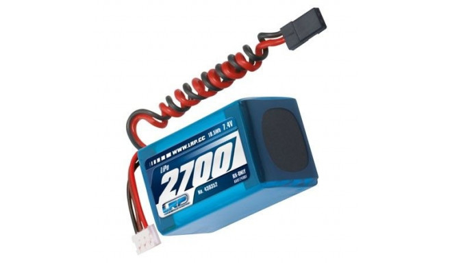 LRP battery 2700mAh 7.4V LiPo VTEC RX-Pack 2/3A Receiving