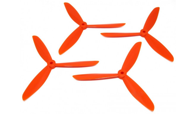 Dal Props 6x4.4x3 orange (2xCW+2xCCW)