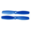 GEMFAN: Śmigła Gemfan Glass Fiber Nylon Bullnose 5x4.5 ciemny niebieski  (2xCW+2xCCW)