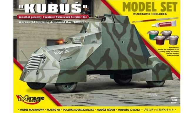 KUBUŚ Armoured car – Warsaw Uprising August 1944