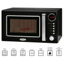 Bomann microwave oven Retro MWG2270CB, black