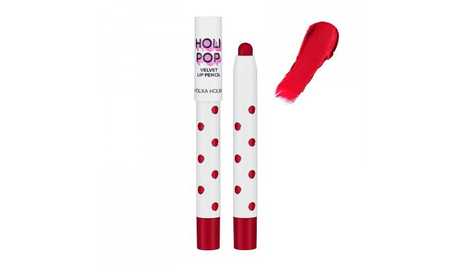 Holika Holika Matt huulepulk-pliiats Holi Pop Velvet Lip Pencil RD01 Apple