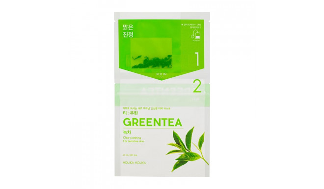 Holika Holika Teepakikesega kangast näomask Instantly Brewing Tea Bag Mask - Green Tea