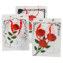 Gift bag ROSE 44x31x12cm, rose, mix 3 designs