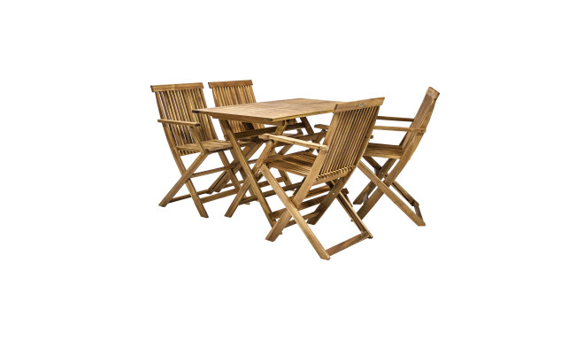 Garden furniture set FINLAY table and 4 chairs