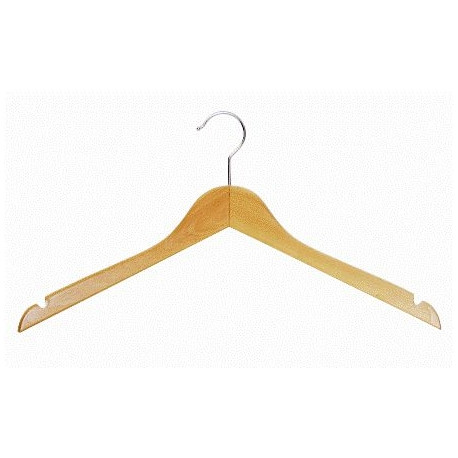 Riidepuu puidust SN-07010L, laius 44,5cm / lihtne, aasadega, hele