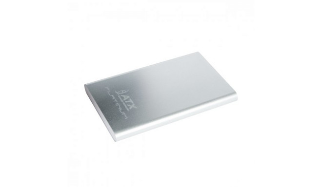 ATX power bank Platinum 4600mAh 5V 1A + microUSB, silver