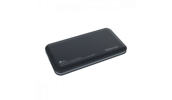 Acura Power Bank 7000 mAh Universāla Ārējas Uzlādes baterija 5V 2.1A + Micro USB Kabelis Melna