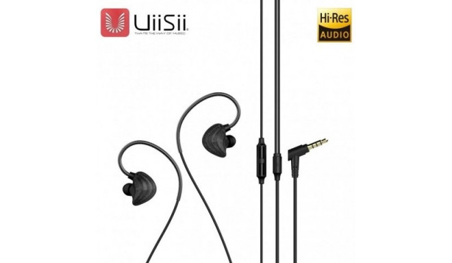 UiiSii CM5-L Premium Hi-Res Oriģinālas Sporta Austiņas ar Mikrofonu un Skaļuma Regulēšanas pulti / 3