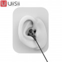 UiiSii Premium Hi-Res Original Earphones with Microphone and Volume Control / 3.5mm / 1.2m / Black