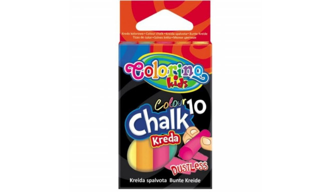 COLORINO KIDS värvilised kriidid 10TK, 33152PTR