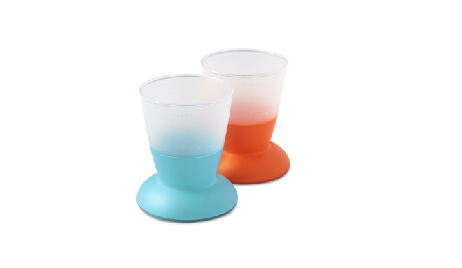 BABYBJÖRN cups 2pcs Turquoise/Orange 072105