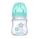 CANPOL BABIES plata kakla antikoliku pudelīte Easy Start Newborn 120ml 35/216_blu