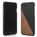 Woodcessories EcoSplit Wooden+Leather iPhone 7+ / 8+ Walnut/black eco249