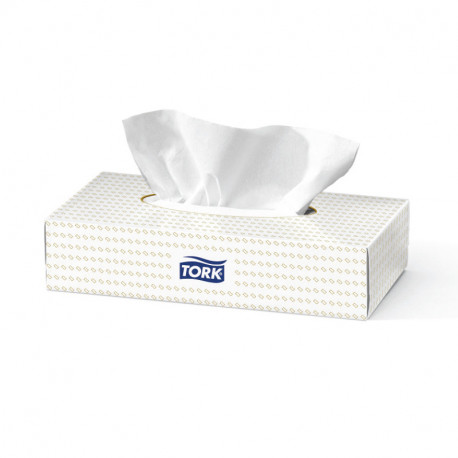 Kosmeetilised salvrätikud Tork Extra Soft F1, 20,8cmx20cm, 2-kih, 100 lehte, valge,140280
