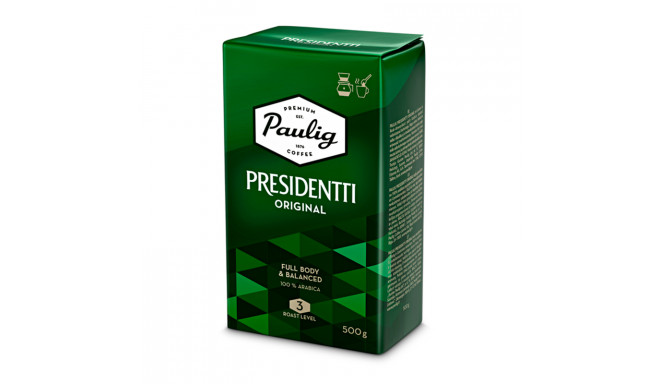 Jahvatatud kohv PAULIG PRESIDENTTI Original, 500g