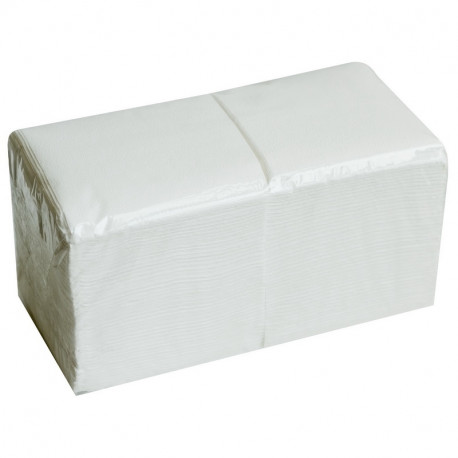 Salvrätikud LENEK ühekihilised, valged, 24 x 24 cm, 400 tk