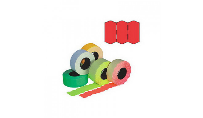 Markeerimislindid 26x16mm, punane/ümar, 5 tk