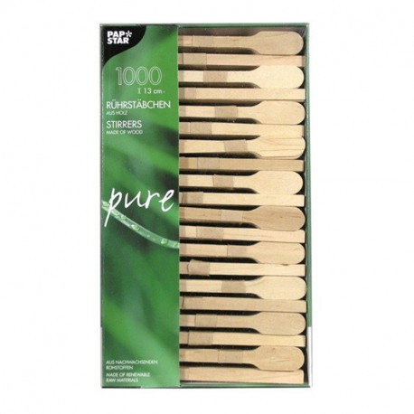 Segamispulgad PAPSTAR, puit 13cm, 1000 tk.