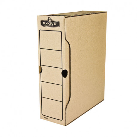 Arhiivikarp Fellowes A4 100mm, pruun kartong 3Re (10 tk)
