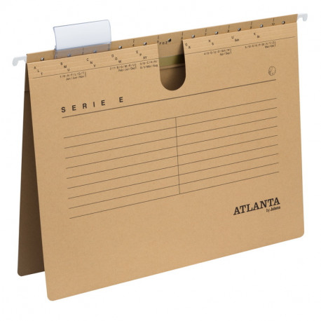 Rippkaaned E-SERIE Jalema A4, köiteklambriga, pruun 3Re (2 tk)