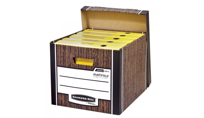 Arhiivikast Fellowes Woodgrain, 325x285x385mm, 2 tk