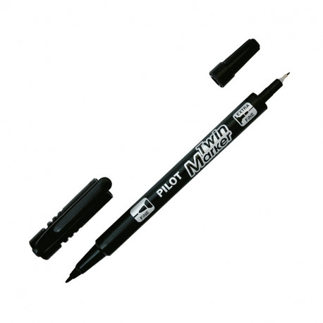 Marker permanentne Pilot Twin-Marker EF/F, must