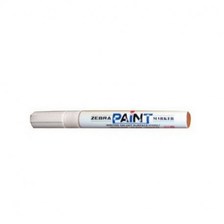 Marker permanentne Zebra Paint 3mm, valge