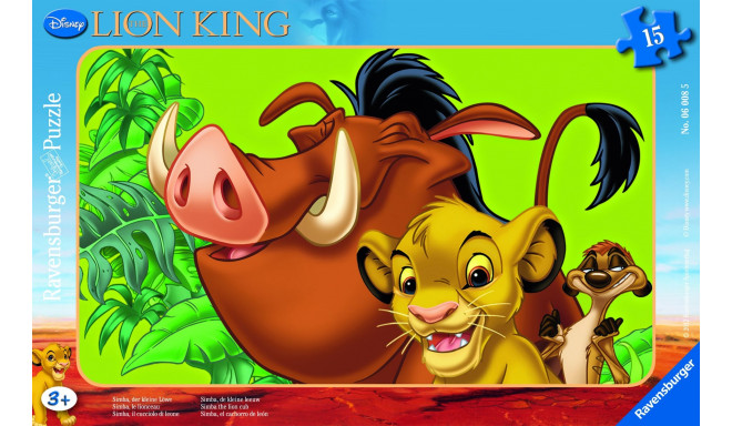 Ravensburger plaatpusle Lion King 15tk