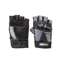 Leather fingerless moto gloves W-TEC NF-4190