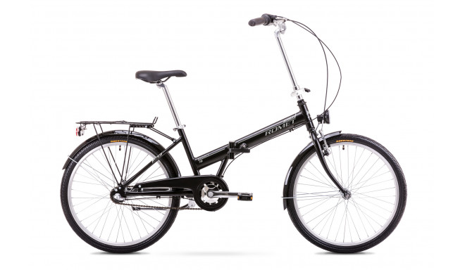 Foldable city bicycle 11 M Rower ROMET JUBILAT 3 black-gray