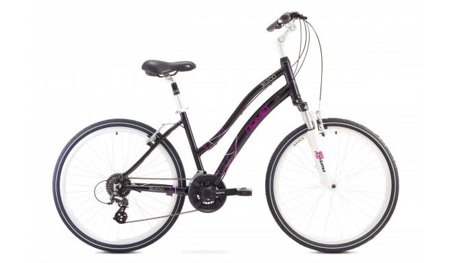 City bicycle for women 18 L ROMET BELLECO black