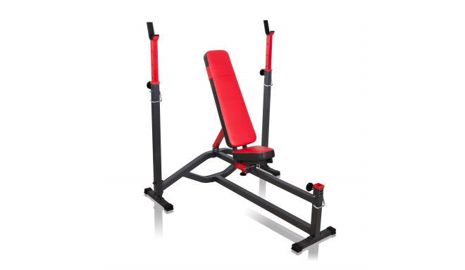 Adjustable olympic bench
