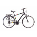 City bicycle for men 19 M ROMET WAGANT 3 black-green